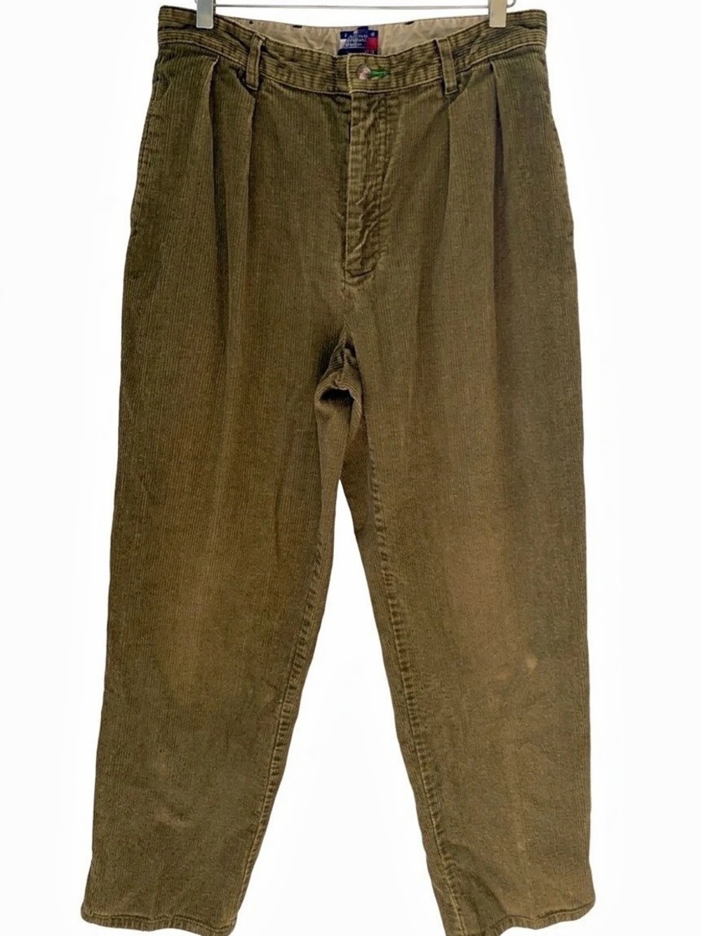 Vintage Tommy Hilfiger Men's pleated Corduroy Pants Waist 34 x 32